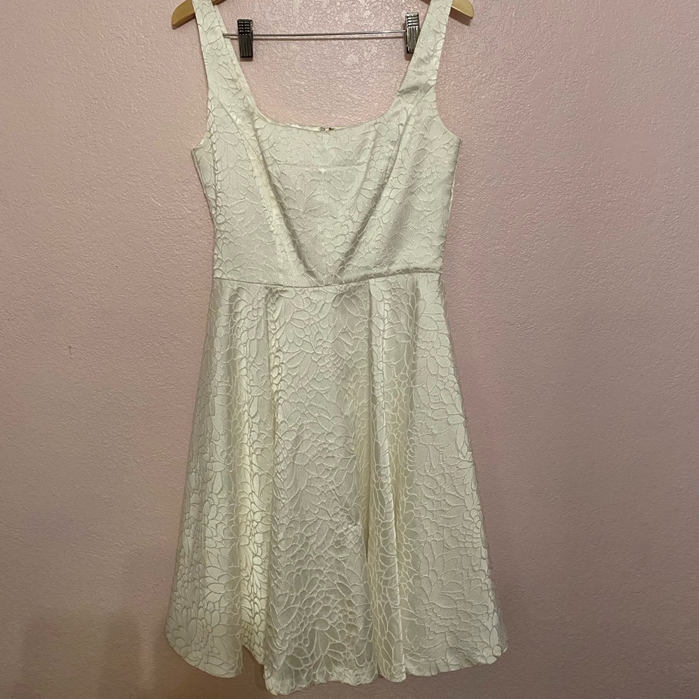 Jill Stuart white formal dress